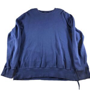 Ksubi Sweatshirt Mens XL Blue Kross Fashion Pullover Crewneck Sweater